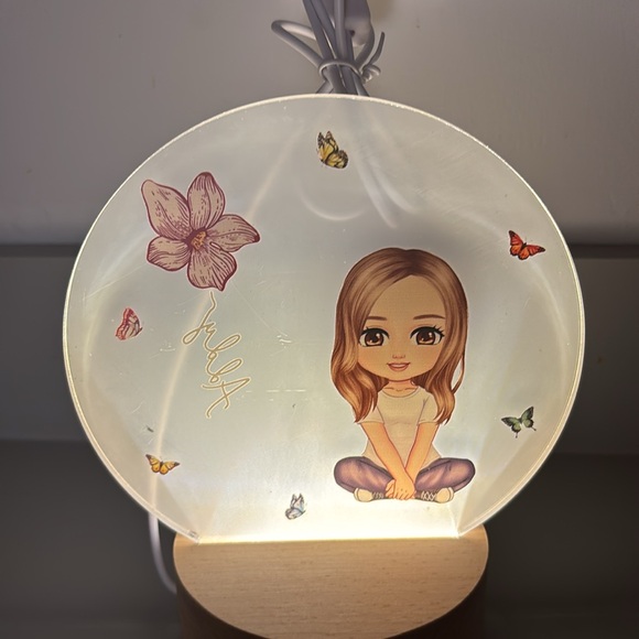 Lighted night light with stand - Picture 3 of 3